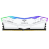 TEAM T-FORCE DELTA RGB White 16GB 6000MHz DDR5 Gaming RAM